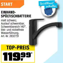 OBI Einhand- spültischbatterie Angebot