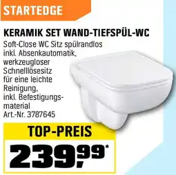 OBI Keramik set wand-tiefspül-wc Angebot