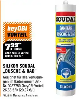 OBI Soudal sanitär dusche & bad Angebot