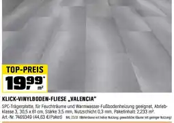 OBI Klick-vinylboden-fliese valencia Angebot