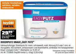 OBI Dekorputz knauf easy putz Angebot