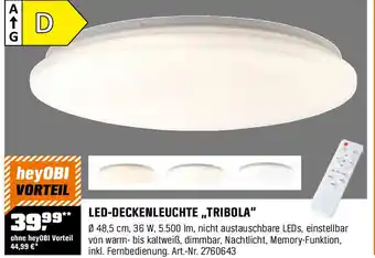 OBI Led-deckenleuchte tribola Angebot