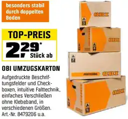 OBI Obi umzugskarton Angebot