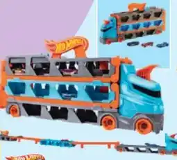 Maximarkt Mattel Hot Wheels Rennbahn Transporter Angebot