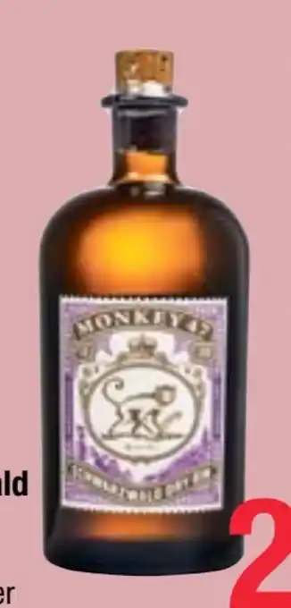 Maximarkt Monkey 47 Schwarzwald Dry Gin Angebot