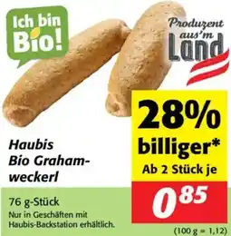 Nah&Frisch Bio Graham- weckerl Angebot