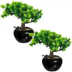 Möbelix Kunstpflanze, Bonsai Grün, inkl. Topf, H: 19 cm Angebot