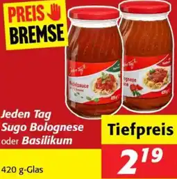 Nah&Frisch Sugo Bolognese oder Basilikum Angebot