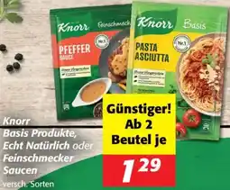 Nah&Frisch Basis Produkte, Echt Natürlich oder Feinschmecker Saucen Angebot