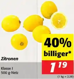 Nah&Frisch Zitronen Angebot