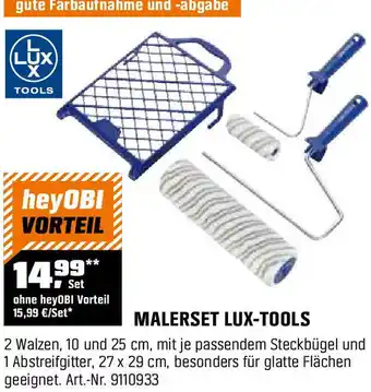 OBI Malerset lux-tools Angebot