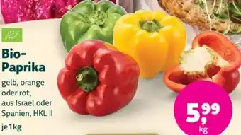 Denn's Biomarkt Bio- Paprika Angebot