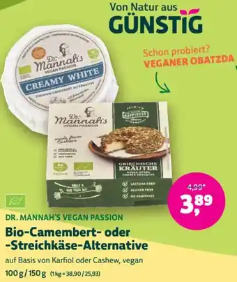 Denn's Biomarkt Bio-Camembert- oder -Streichkäse-Alternative Angebot