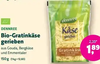 Denn's Biomarkt Bio-Gratinkäse gerieben Angebot