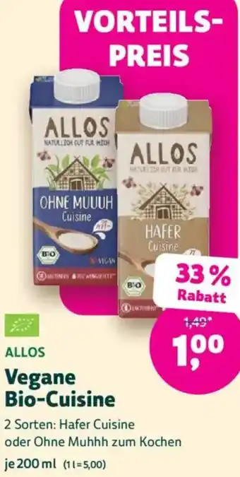 Denn's Biomarkt Vegane Bio-Cuisine Angebot