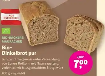 Denn's Biomarkt Bio- Dinkelbrot pur Angebot