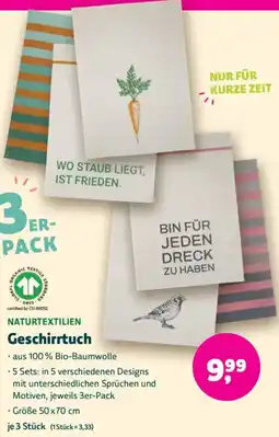 Denn's Biomarkt Geschirrtuch Angebot