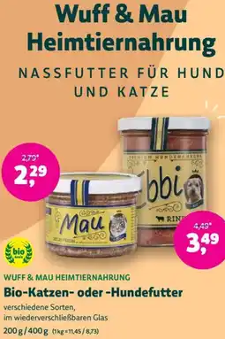 Denn's Biomarkt Bio-Katzen- oder -Hundefutter Angebot