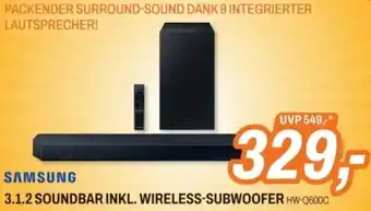 ETech 3.1.2 soundbar inkl. wireless-subwoofer Angebot