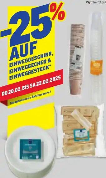 Metro Auf einweggeschirr, einwegbecher & einwegbesteck Angebot