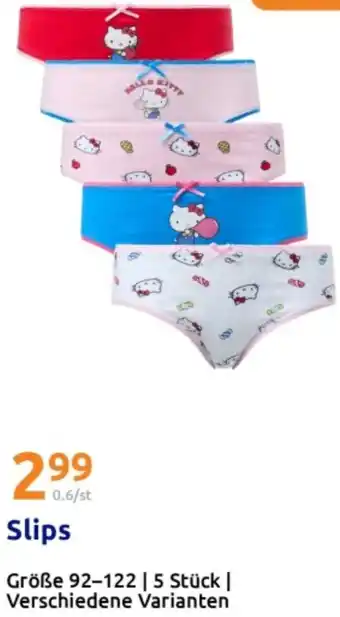 Action Slips Angebot