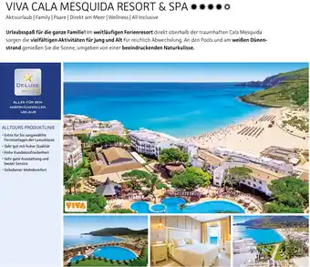 Alltours Viva cala mesquida resort & spa Angebot