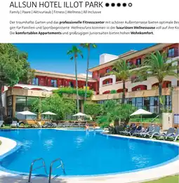 Alltours Allsun hotel illot park Angebot