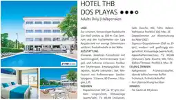 Alltours Hotel thb dos playas Angebot