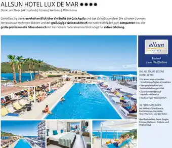 Alltours Allsun hotel lux de mar Angebot