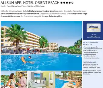 Alltours Allsun app.-hotel orient beach Angebot