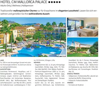 Alltours Hotel cm mallorca palace Angebot