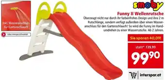 Interspar Smoby Funny II Wellenrutsche Angebot