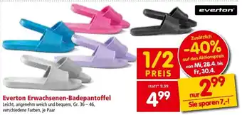 Interspar Everton Erwachsenen Badepantoffel 36-46 Angebot