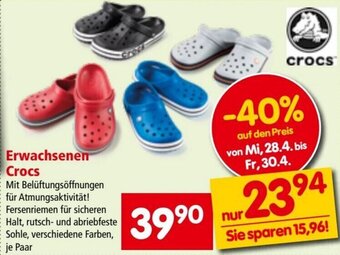 Interspar Erwachsenen Crocs Angebot