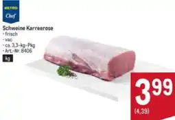 Metro Schweine Karreerose Angebot