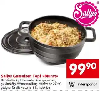 Interspar Sallys Gusseisen Topf Murat Angebot