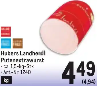 Metro Putenextrawurst Angebot