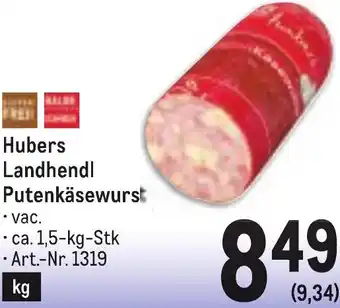 Metro Putenkäsewurst Angebot