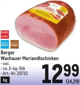 Metro Mariandlschinken Angebot