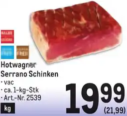 Metro Serrano Schinken Angebot