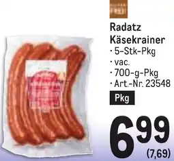 Metro Käsekrainer Angebot