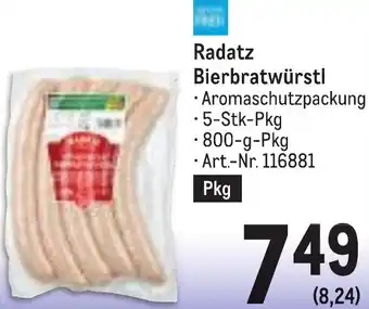 Metro Bierbratwürstl Angebot