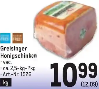 Metro Honigschinken Angebot