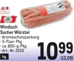 Metro Sacher Würstel Angebot