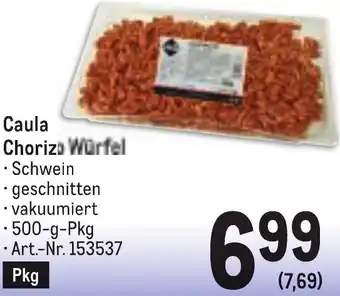 Metro Chorizo Würfel Schwein Angebot