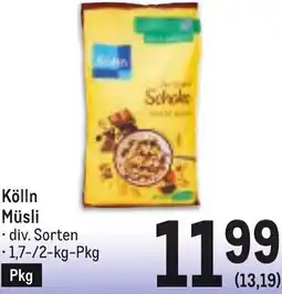 Metro Müsli Angebot