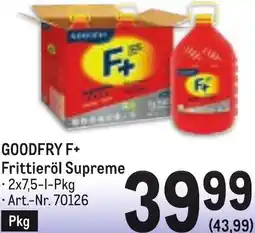 Metro Frittieröl Supreme Angebot