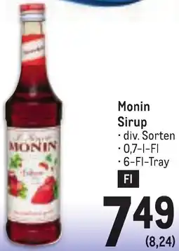 Metro Sirup Angebot