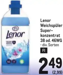 Metro Weichspüler Super- konzentrat Angebot