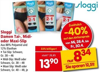 Interspar Sloggi Damen Tai Midi Oder Maxi Slip Angebot